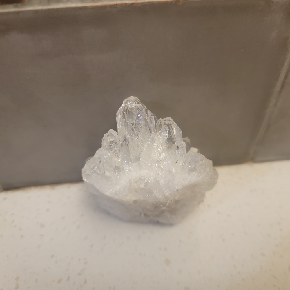 Clear Quartz Crystal Cluster